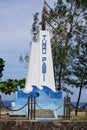 High tide monument or Pasti monument (pasang laut tertinggi). It is the boundary of marine area management