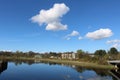 High tide in River Lune at Lancaster