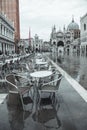 High tide in Venice Royalty Free Stock Photo
