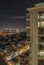 High top view of city buildings in VietNam Royalty Free Stock Photo