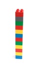 High tower of blocks