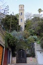 High Tower Elevator in Hollywood, CA, USA Up Close