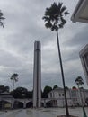 High Tower At Mosque of Pusdai,Bandung,West Java Indonesia Royalty Free Stock Photo