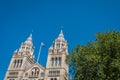 Towers of the Natural History Museum Royalty Free Stock Photo