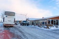 High traffic car in Iceland. Transport for non-public roads Royalty Free Stock Photo