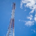 High transmitter tower Royalty Free Stock Photo
