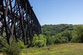 High Trestle Railroad Bridge Royalty Free Stock Photo