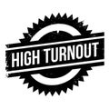 High Turnout rubber stamp