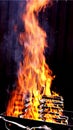 fire, bonfire, burn, smolder