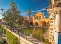 Birdseye View Of Royal Alcazar Palace Gardens