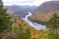 Spectacular Fall Colors Along the L\'Eperon Trail in Jacques-Cartier National Park Quebec