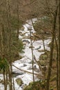 A High View of Little Stony Creek Royalty Free Stock Photo