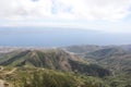 High view on the mediteranean sea on Messina Mountains.