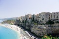 High view of Tropea town - Calabria, Italy Royalty Free Stock Photo