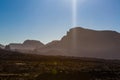 High volcanic mountain range of Tenerife island