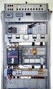High voltage electric cabinet. Manufacture of cabinets high-voltage, distributive. Royalty Free Stock Photo