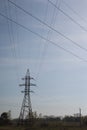 High voltage electric pylon