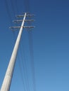 High voltage electrical transmission mono pole