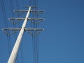 High voltage electrical transmission mono pole