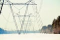 High-voltage line Royalty Free Stock Photo