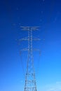 High voltage line tower Royalty Free Stock Photo