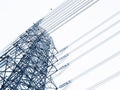 High voltage post Power line High voltage tower Industry Royalty Free Stock Photo