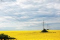 High voltage post, High voltage tower blue sky background, Electricity poles and electric power transmission lines Royalty Free Stock Photo