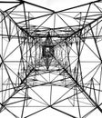 High Voltage Power Mast Royalty Free Stock Photo