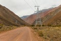 High voltage power transmission pylon Royalty Free Stock Photo