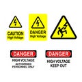 High Voltage Signs