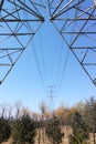 High voltage tower