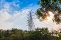 High voltage towers