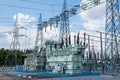 High voltage transformer Royalty Free Stock Photo