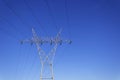 High voltage transmission line pylon 2 Royalty Free Stock Photo