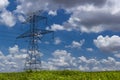 High Voltage Transmission Tower Royalty Free Stock Photo