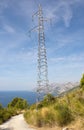 High-Voltage Transmission Tower Royalty Free Stock Photo