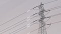 High-voltage transmission tower Royalty Free Stock Photo