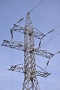 High Voltage Transmission Tower Royalty Free Stock Photo