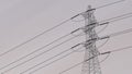 High-voltage transmission tower Royalty Free Stock Photo