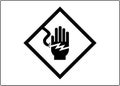 High Voltage Warning Sign Electrical Symbol Hand Shock Royalty Free Stock Photo