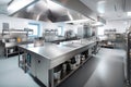 high-volume kitchen workflow with rigorous and consistent standards of cleanliness and sanitation