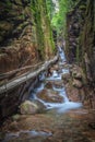 Catwalk along the Flume Gorge streambed