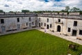 The high walls of the Castillo de San Marcos National Monument in St. Augustine, Florida Royalty Free Stock Photo