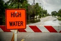 High water, Flooded streets