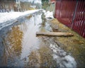 high water on the street