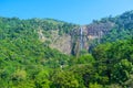 The high waterfall of Sri Lanka