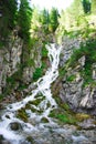 High waterfalls in the midst of unspoiled nature Royalty Free Stock Photo