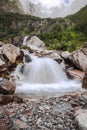 High waterfalls at shangria Royalty Free Stock Photo