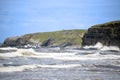 High waves and cliffs on the wild atlantic way Royalty Free Stock Photo