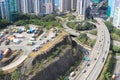 the high way system at Tsuen Wan road hk Royalty Free Stock Photo